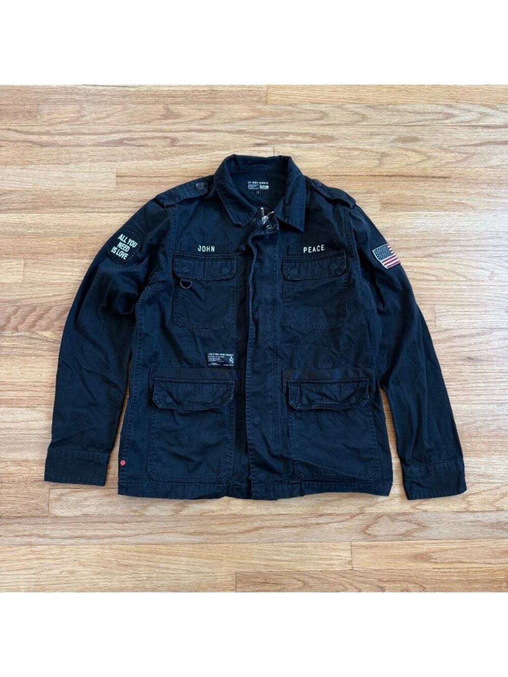 Izzue Japan IZ-X04-ARMY Military Jacket Large